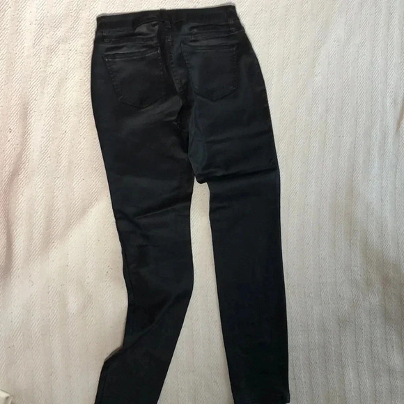 No Boundaries Black Laminated Skinny Jeans - Picture 2 of 5